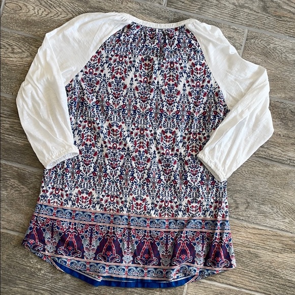 Vintage America embroidered red white blue blouse - Picture 4 of 4